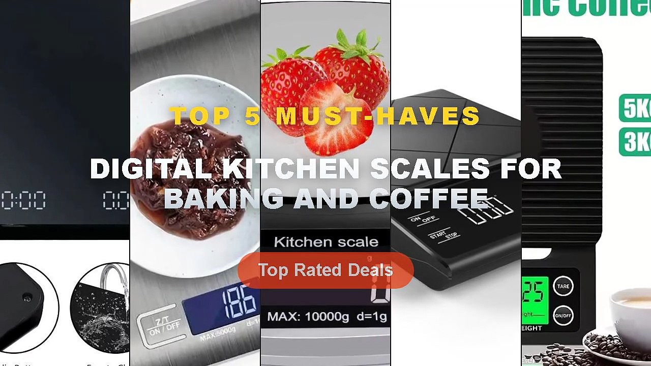 Amazing Digital Kitchen Scales For Baking And C...