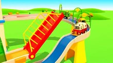 Helper cars full episodes cartoons for kids. Street vehicles & car transporter.