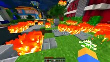 APARECE UNA LLUVIA DE METEORITOS EN LA CIUDAD DE MINECRAFT 😱