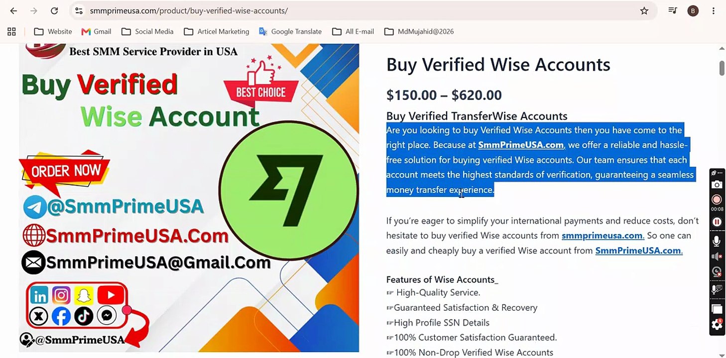 Top 7 Trusted Websites to Buy Verified Wise Accounts