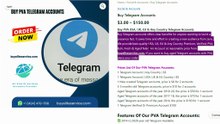 Top 17 Places to Buy Telegram Accounts safely in V