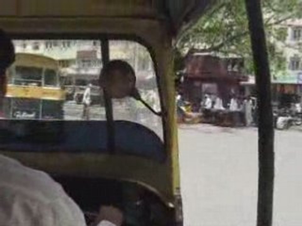 Tuk tuk racing in Delhi India