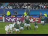 Rugby world cup 2007 England - South Africa Final  Half 2 part 1