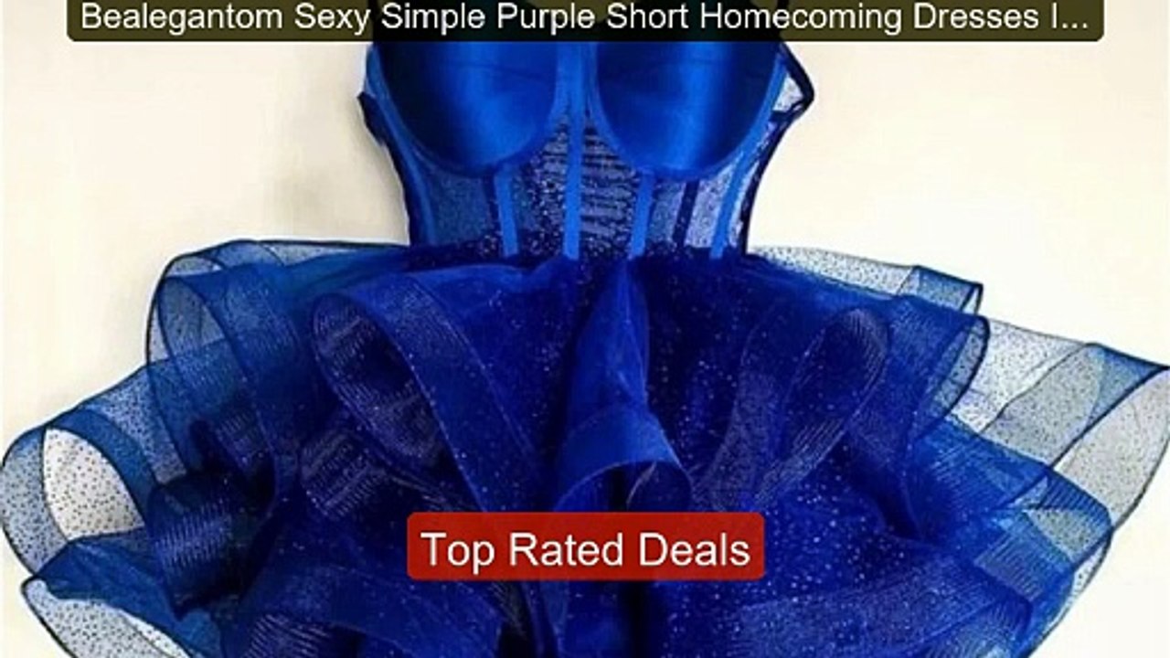 Bealegantom Sexy Simple Purple Short Homecoming Dresses Illusion G... -- Best Deal 2026 | Shop Now!