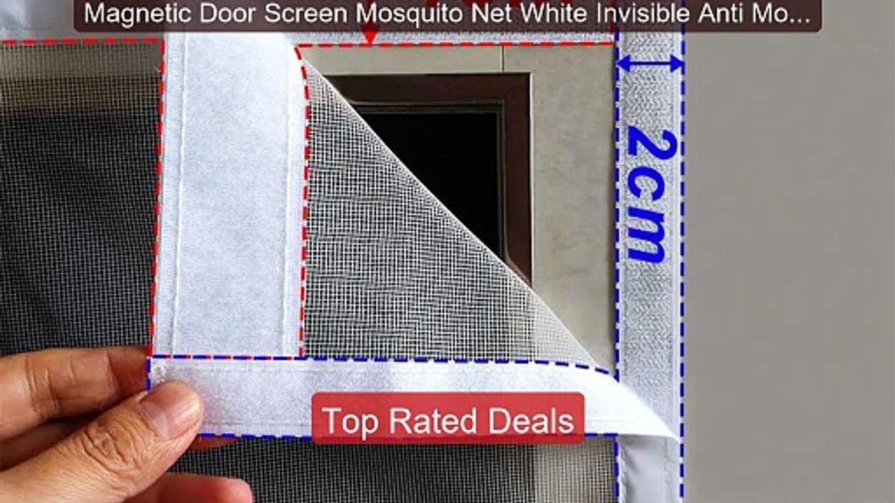 Magnetic Door Screen Mosquito Net White Invisible Anti Mosqui... -- Amazing Value 2026 | Must Have!