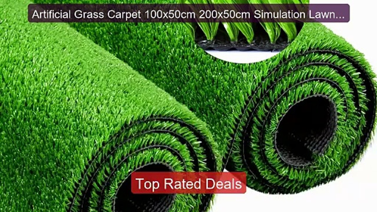 Artificial Grass Carpet 100x50cm 200x50cm Simul...