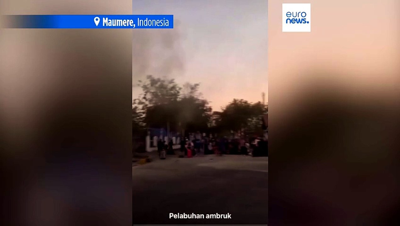 Video zeigt Chaos nach schwerem Erdbeben in Indonesien