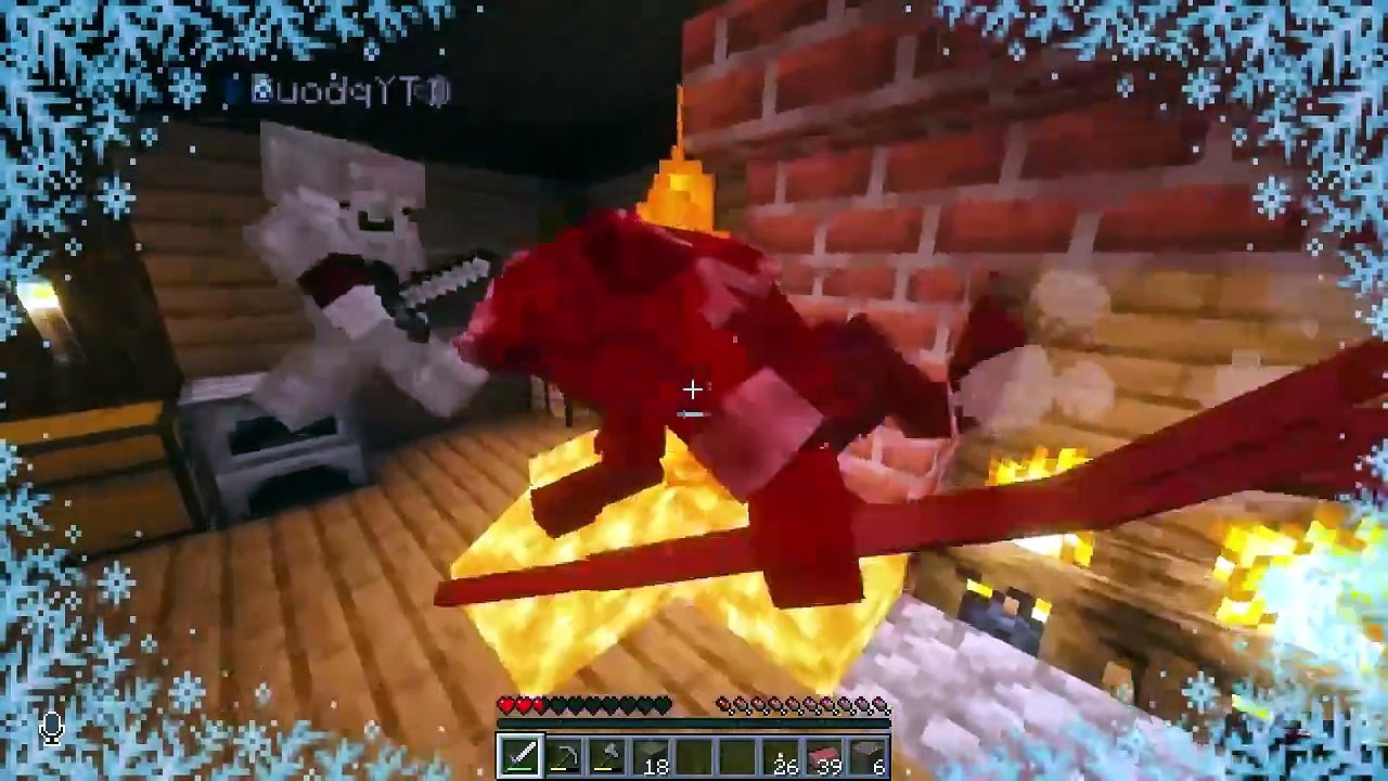 4 Idiots Hunt Down KRAMPUS In Minecraft