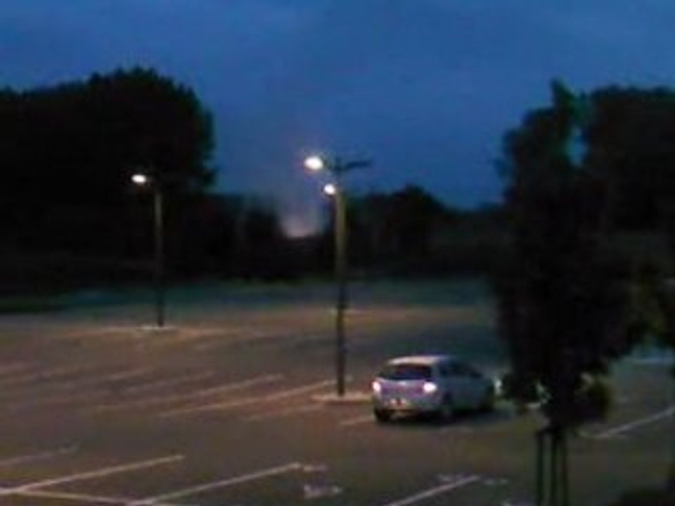 Arrivé du vpi sur l'incendi