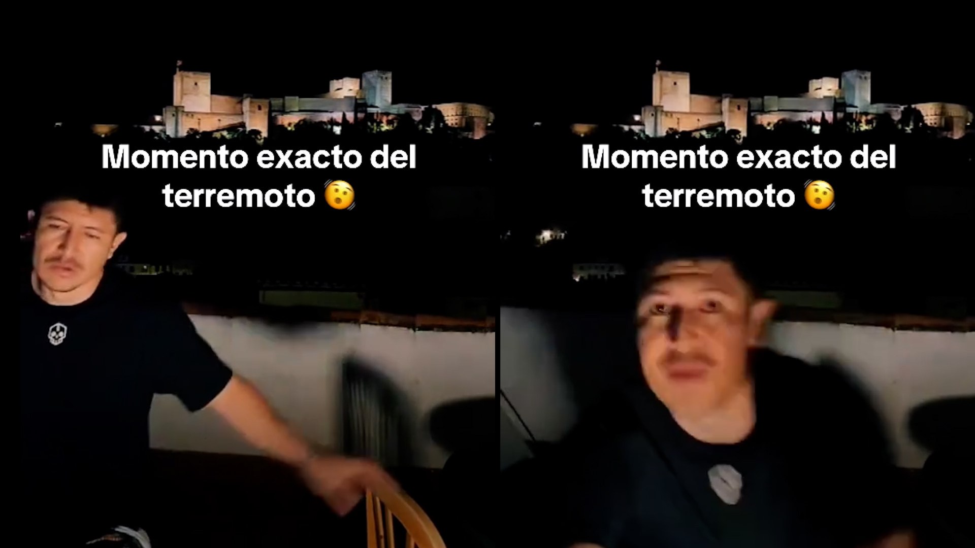 Los vecinos de Granada se echan a la calle por temor a las réplicas: "Después del eclipse, esto se empieza a parecer mucho al fin del mundo"