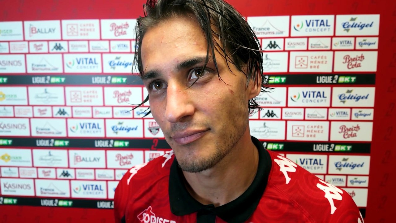 EAG - Boulogne (1-0) : Stanislas Kielt après s...