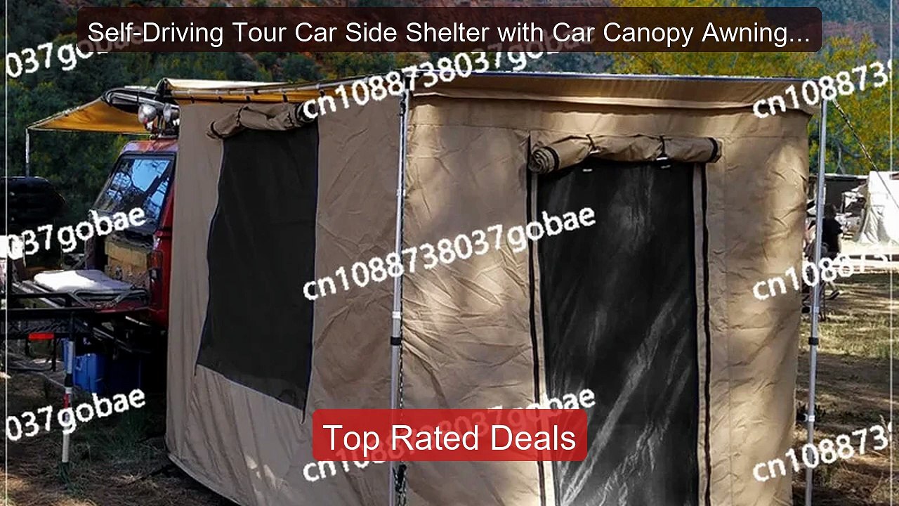 Self-Driving Tour Car Side Shelter with Car Can...