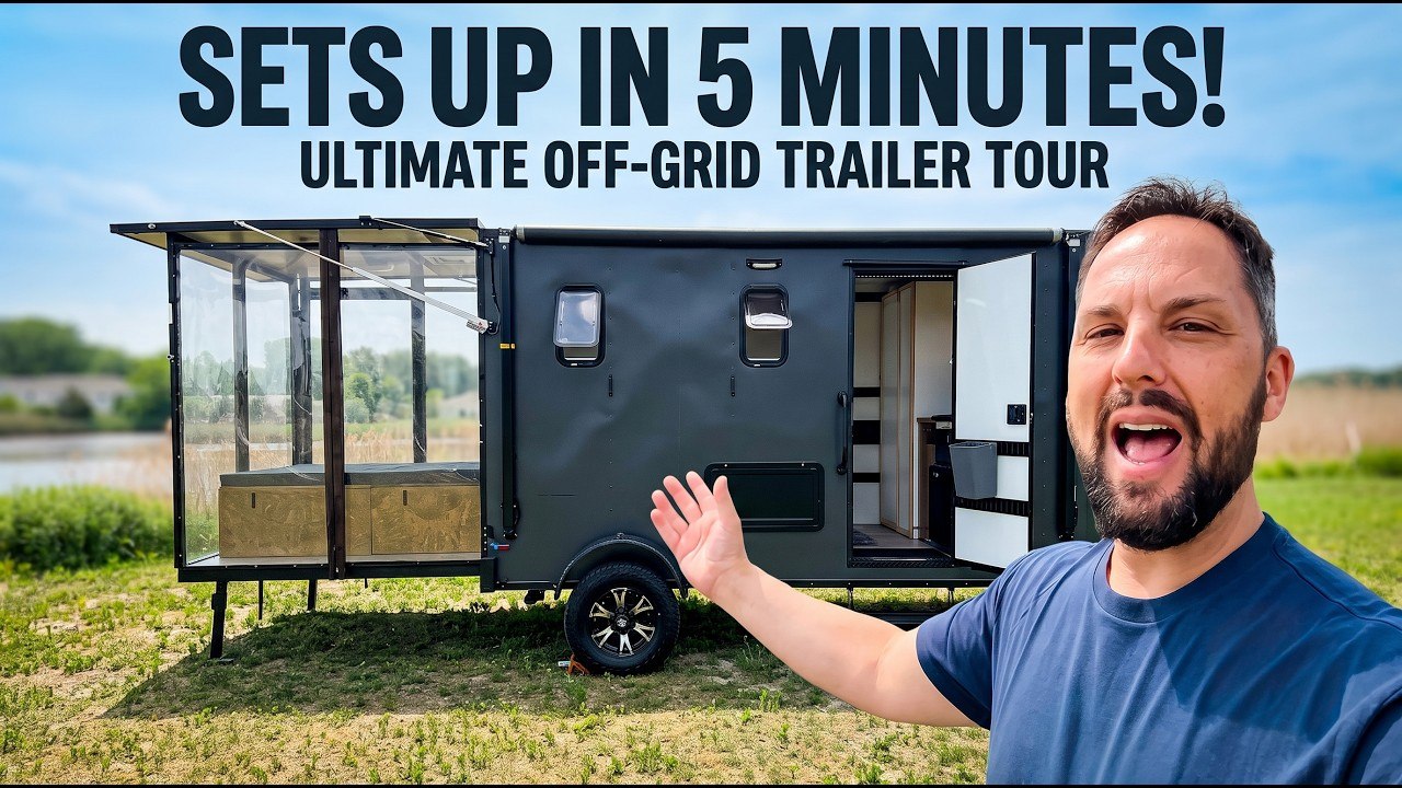 The Most Configurable Cargo Trailer Camper I’ve Ever Seen!