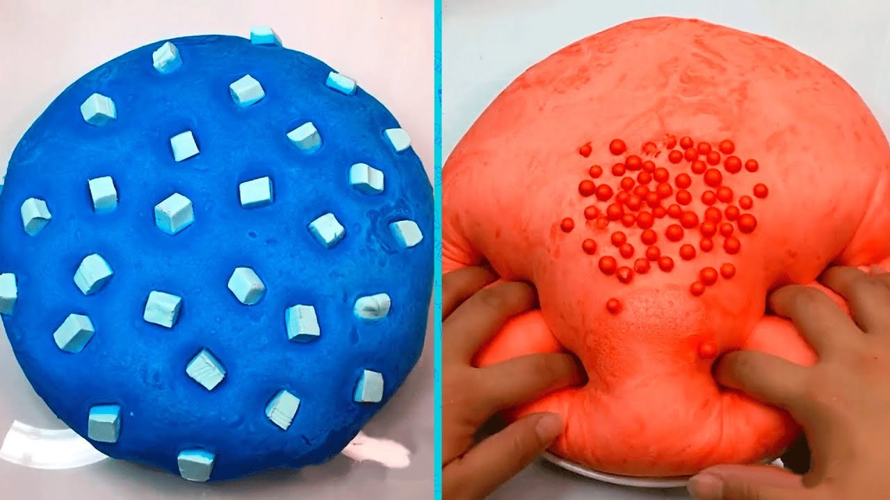 Oddly Satisfying Slime Fluffy Iceberg ASMR | Relaxing Slime Videos 2022 #1