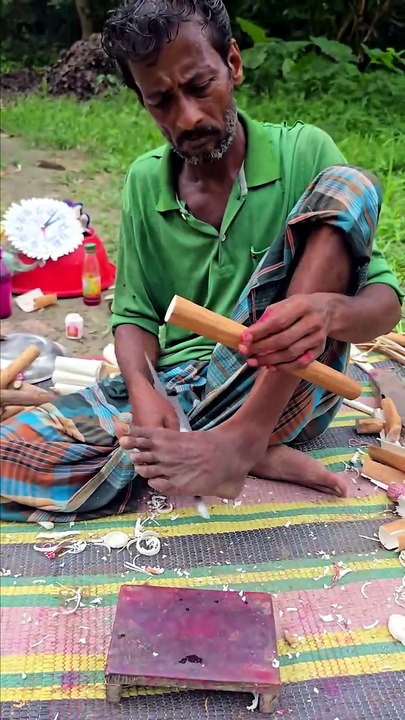 Handmade Kadamba Flower from Tree Roots