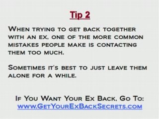 How To Get Your Ex Back Quickly