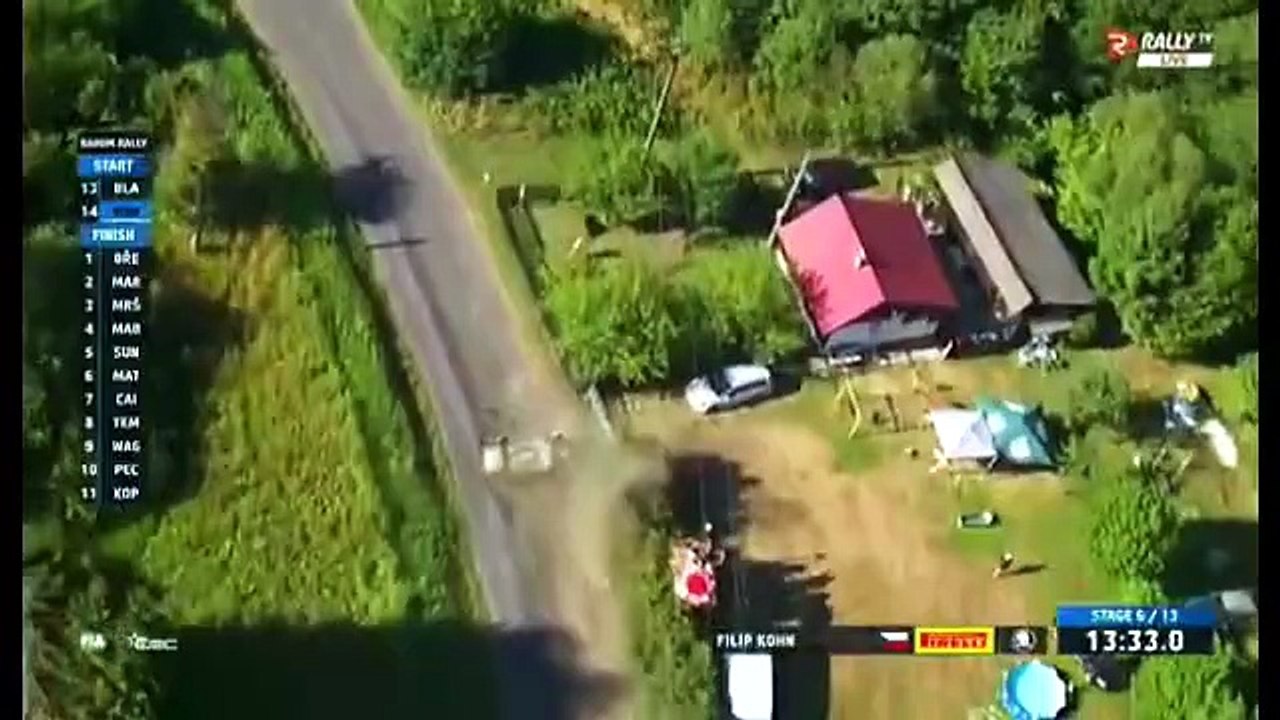 ERC Barum 2026 SS6 Kohn Big Crash Rolls
