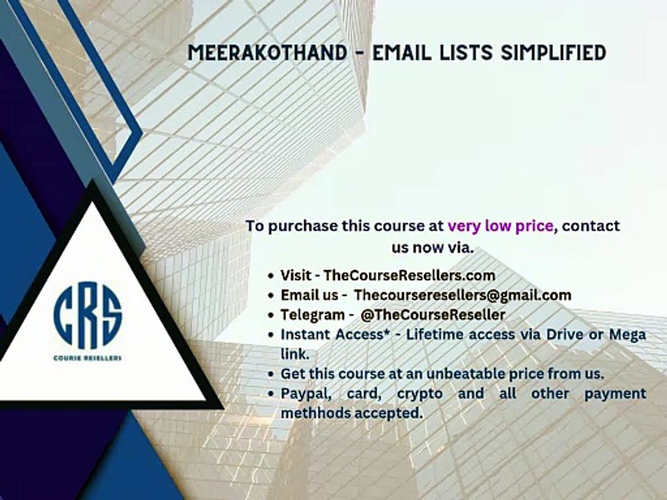 Thecourseresellers.com - Meerakothand – Email Lists Simplified