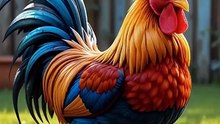 Mischievous Fat Orange Cat catch Rooster & Cooks Him 😂🍗 #cat #catvideos #animation #allages
