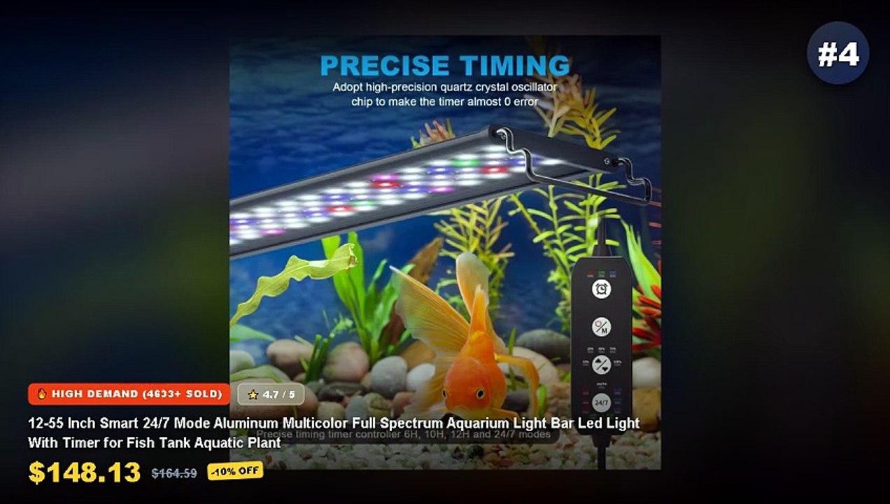Amazing Aquarium LED Light Bars For Planted Tan...