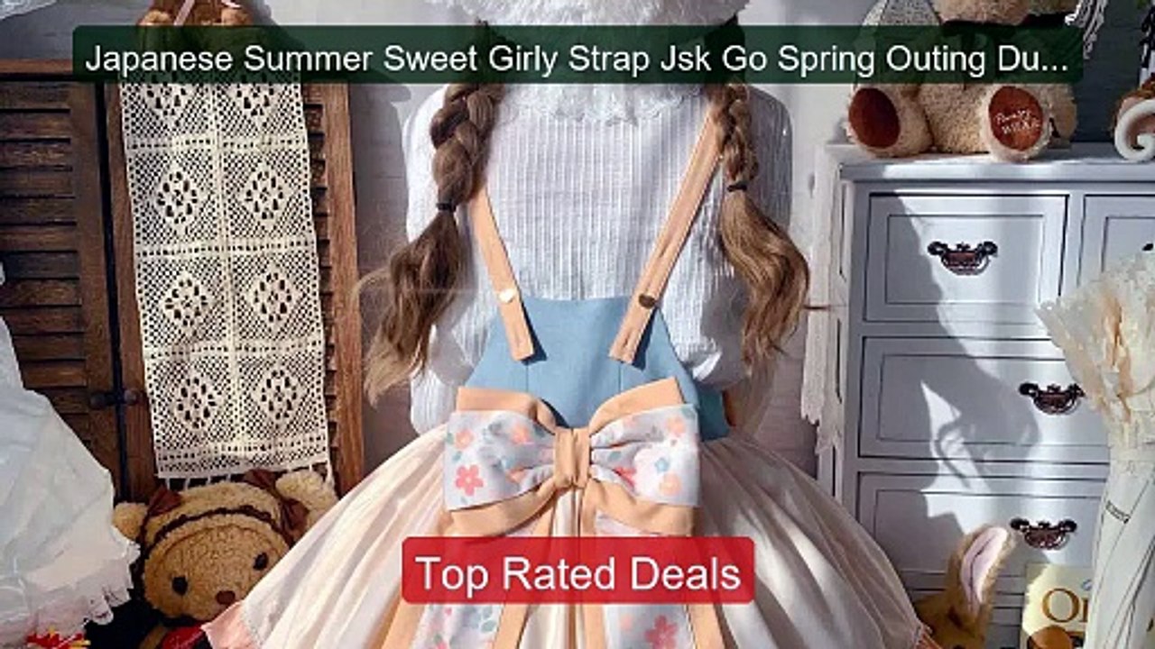Japanese Summer Sweet Girly Strap Jsk Go Spring Outing Duck L... -- Amazing Value 2026 | Must Have!