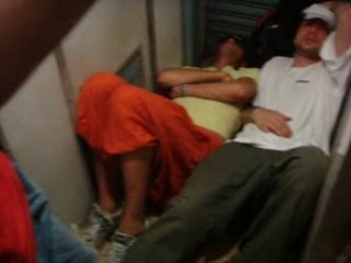 Travelling by train in India