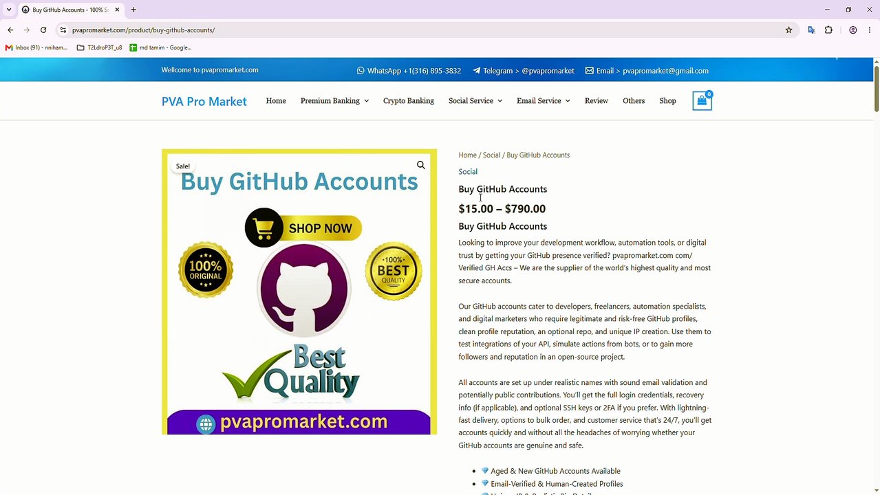 Top 10 Websites To Buy GitHub Accounts (Old & New)