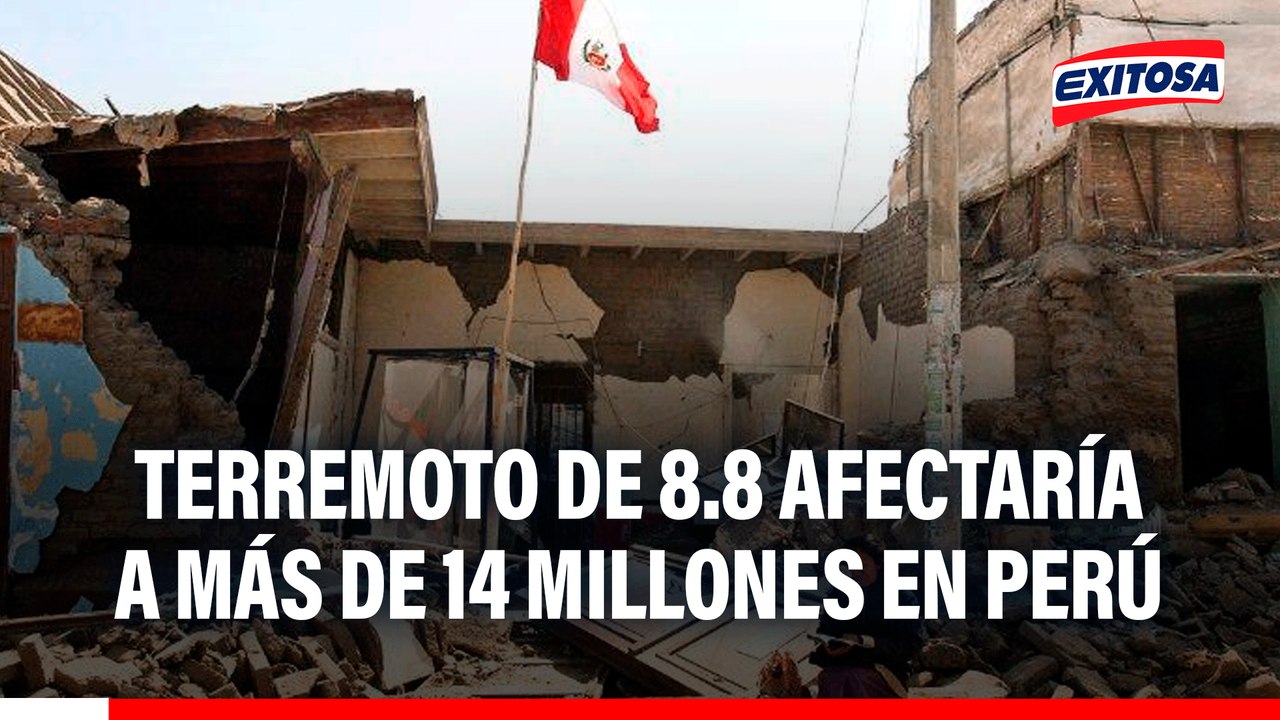 CENEPRED advierte que un terremoto de magnitud 8.8 podría afectar a más de 14 millones de peruanos