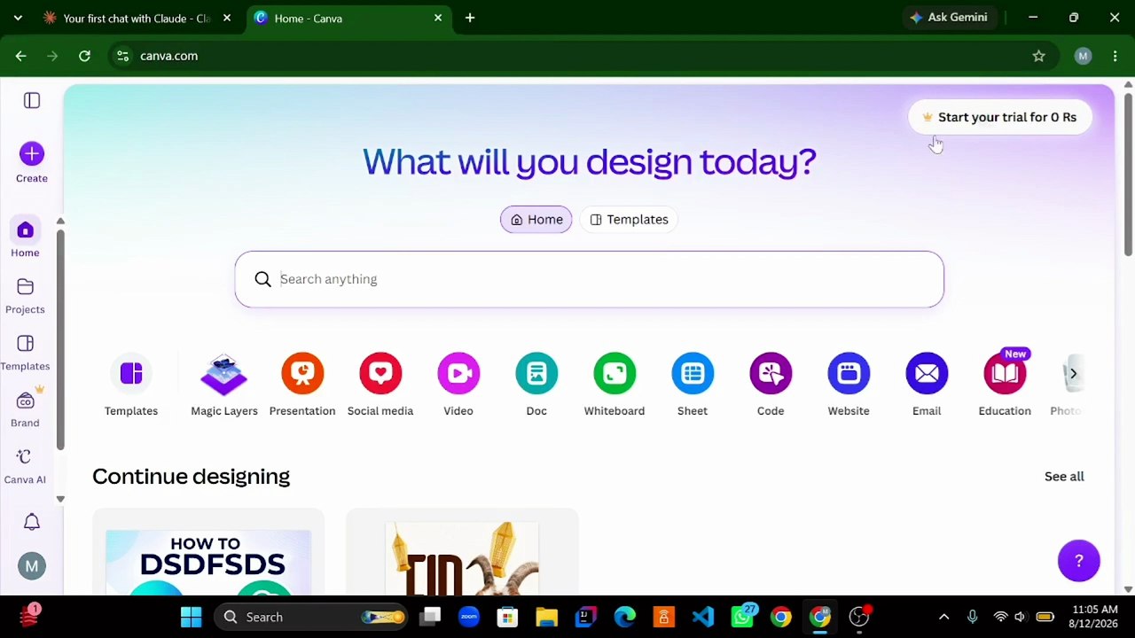 How to connect Canva with Claude