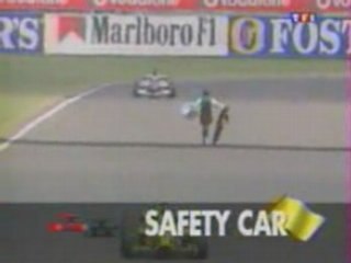 Fou en piste a silverstone f1 2003