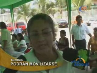 PODRÁN MOVILIZARSE  - TUMBES