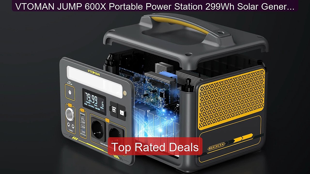VTOMAN JUMP 600X Portable Power Station 299Wh S...