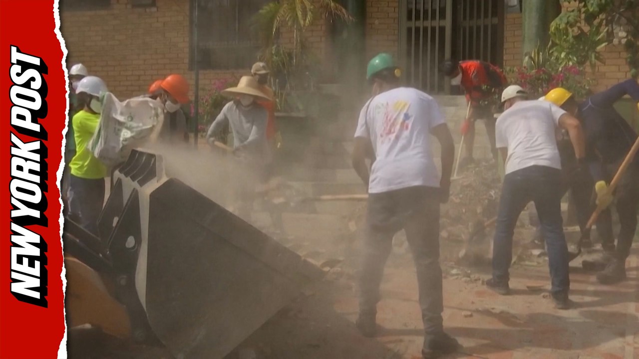 Earthquake survivors unite in Cali, Colombia to...