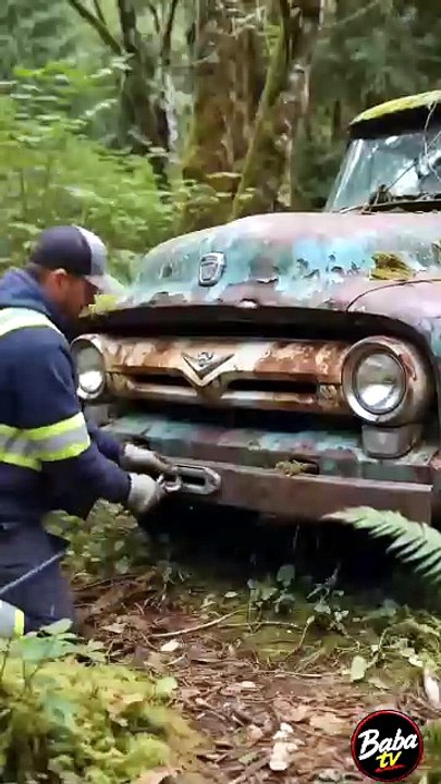 Abandoned 1956 Ford F-100 Rescued & Completely Restored!