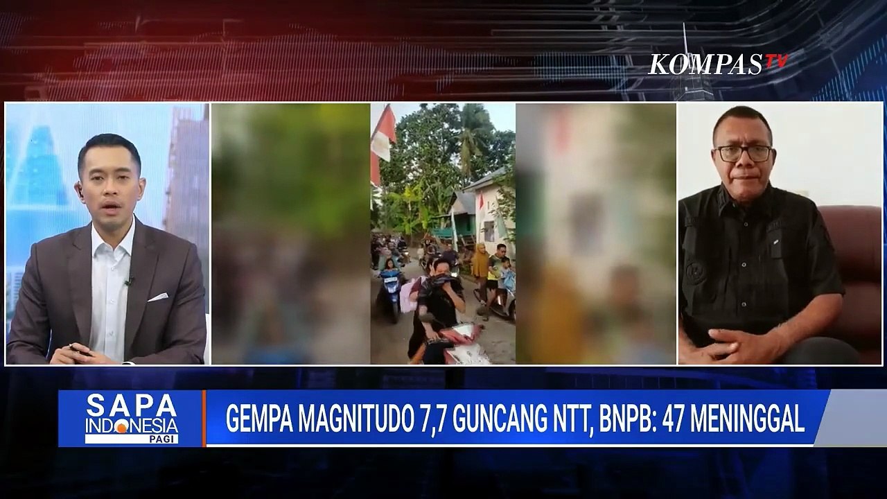[FULL] Wakil Bupati Sikka: 1.264 Warga Masih Mengungsi usai Gempa M 7,7
