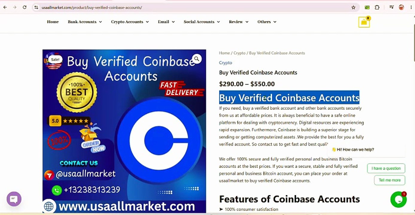 Top 6 To Buy Verified Coinbase Accounts: Trusted & Secure Choices