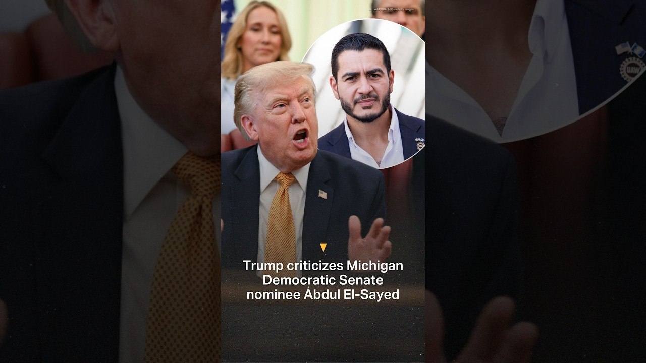 Trump criticizes Michigan Democratic Senate nom...