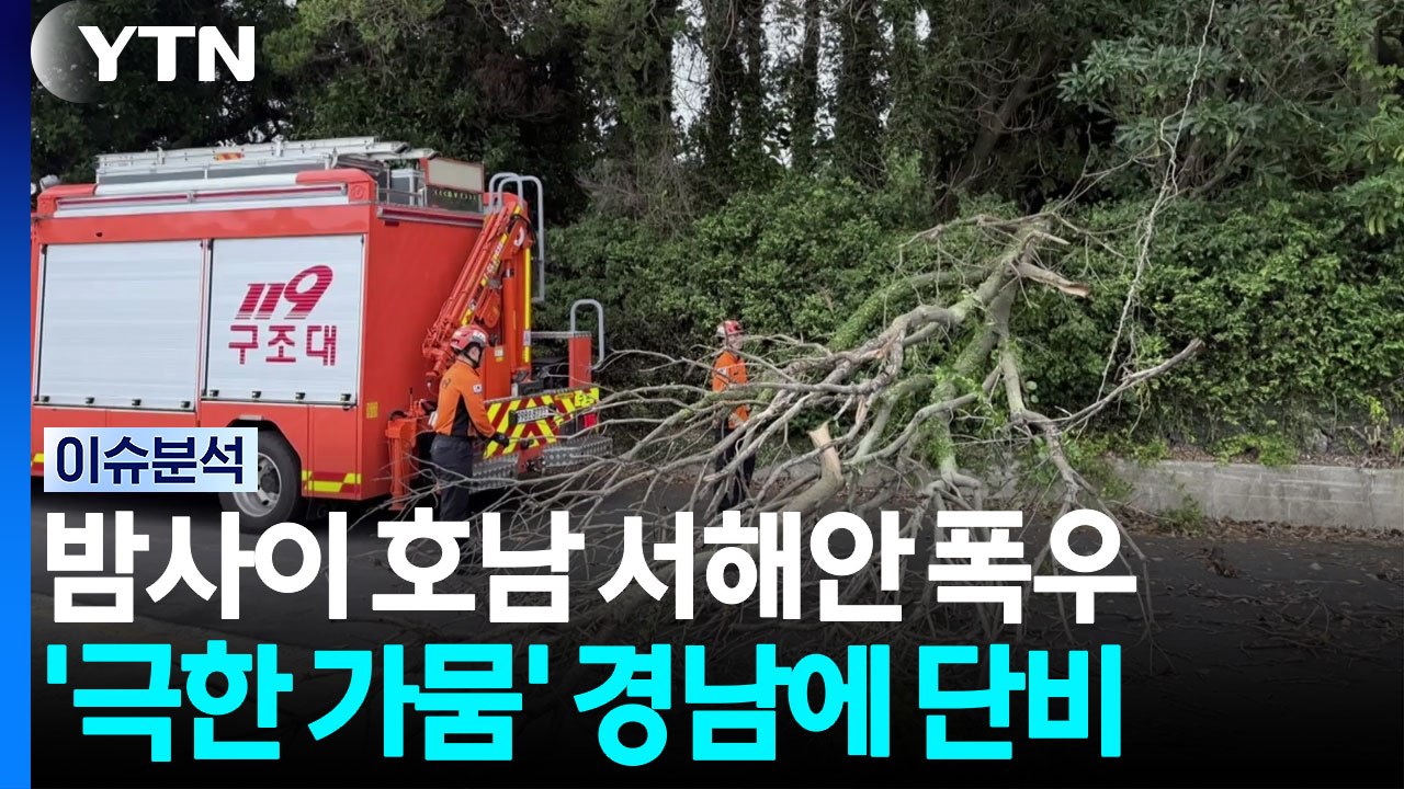 밤사이 전남 서해안 '극한 호우'...오늘 밤도 고비 / YTN