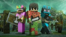 3 youtubers sobreviven a un apocalipsis zombi en Minecraft