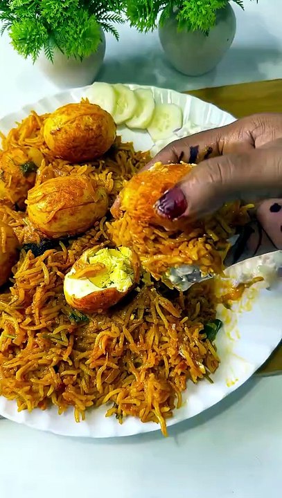 Masala Egg Pulao #shorts #egg #eggrice #eggpula...