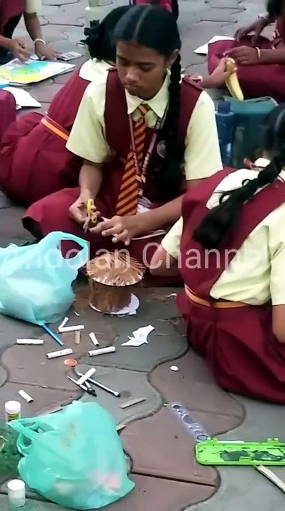 Schoole Student Drawing Competition l Mahanager Palike Gulbarga City...
