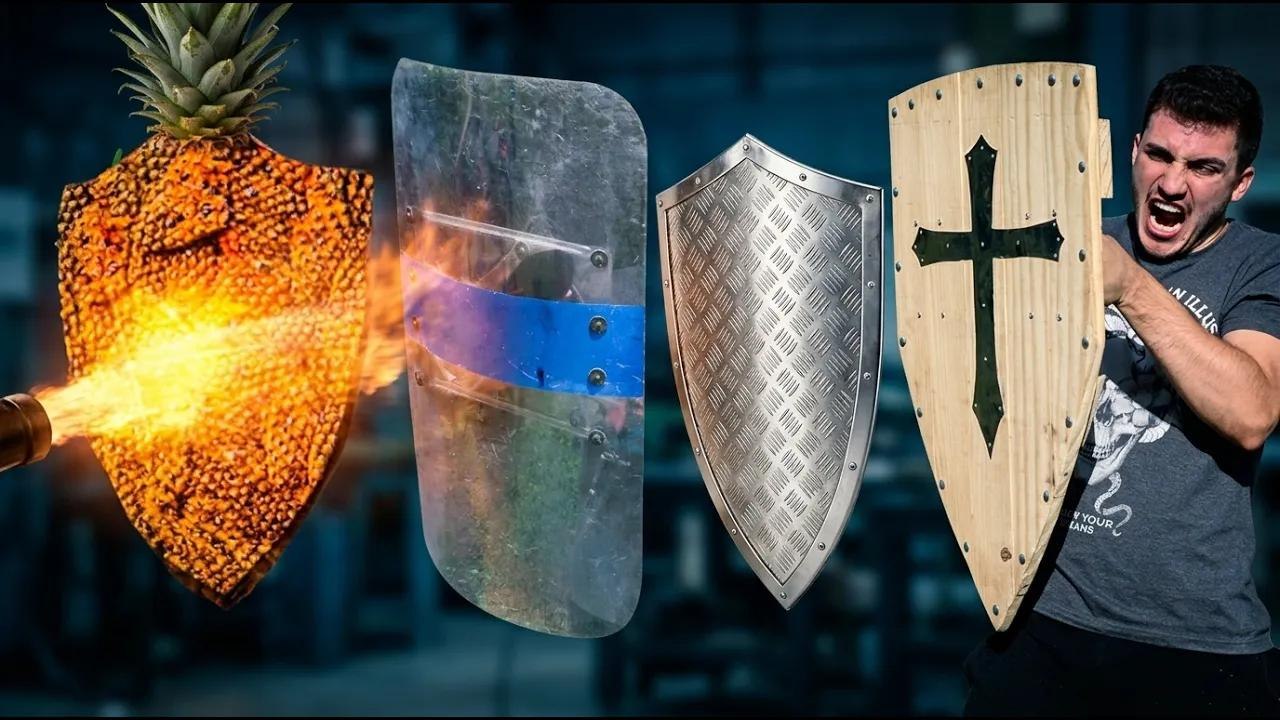 Ponemos a prueba la resistencia de varios escudos indestructibles