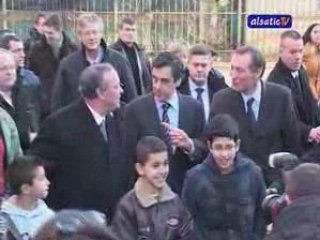 Elections 2008 : visite de françois Fillon à Strasbourg