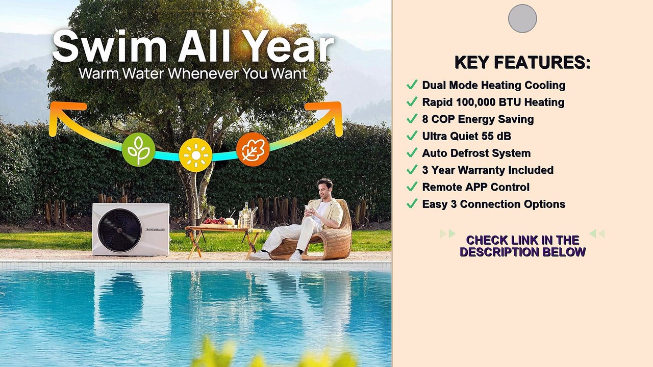 Best AQUASTRONG Swimming Pool Heat Pump 2024 Review