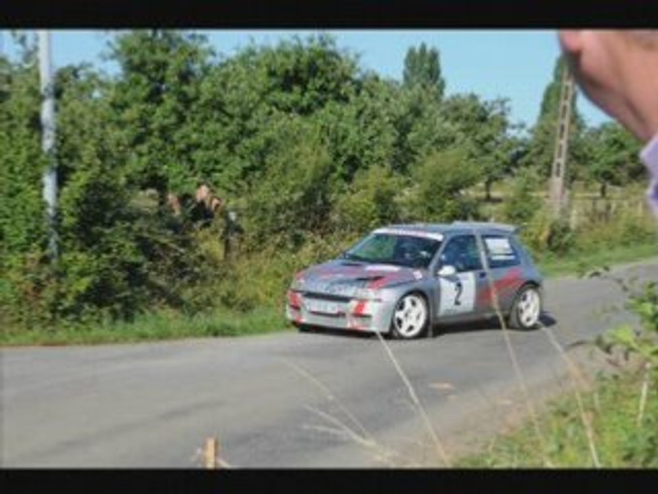 SEB MENARD VINCENT MAROT  RALLYE DU MANS 2008