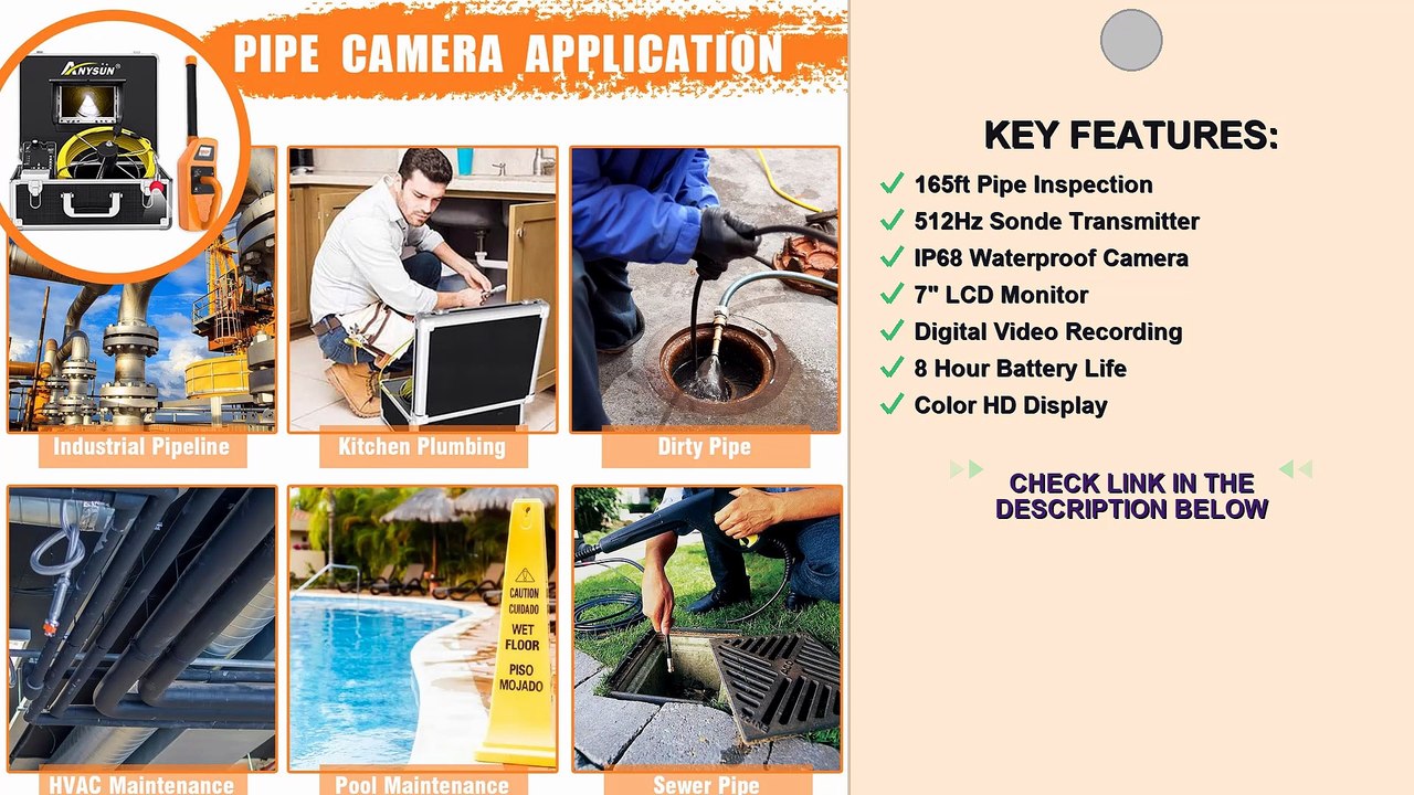 Honest Anysun Sewer Inspection Camera Review 2024