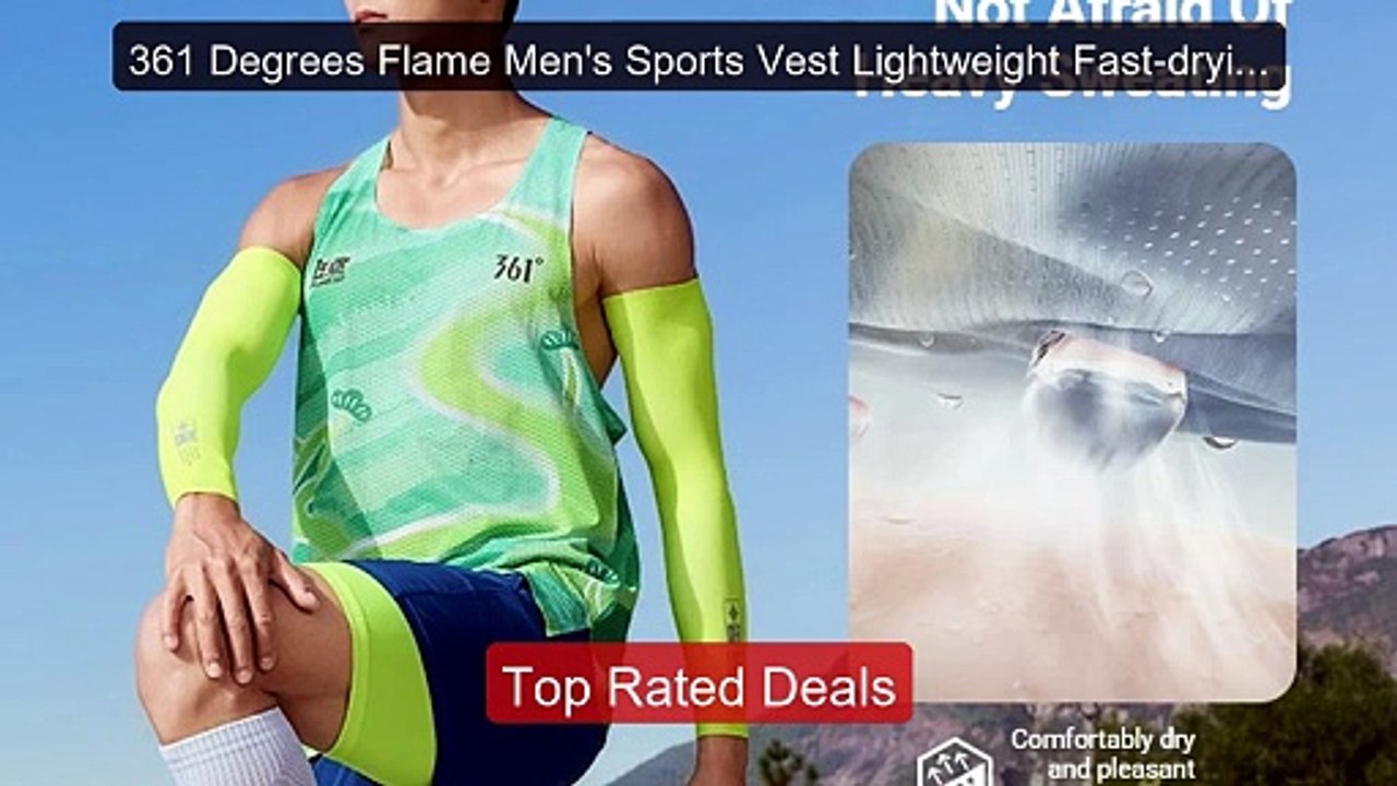 361 Degrees Flame Men's Sports Vest Lightweight Fast-drying Br... -- Best Buy 2026 | Great Quality!