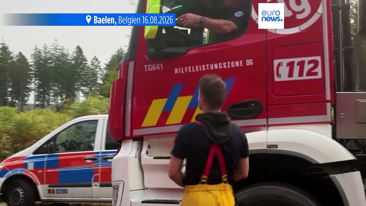 Europa kämpft gegen Waldbrände: Belgien erlebt größten Brand seiner Geschichte