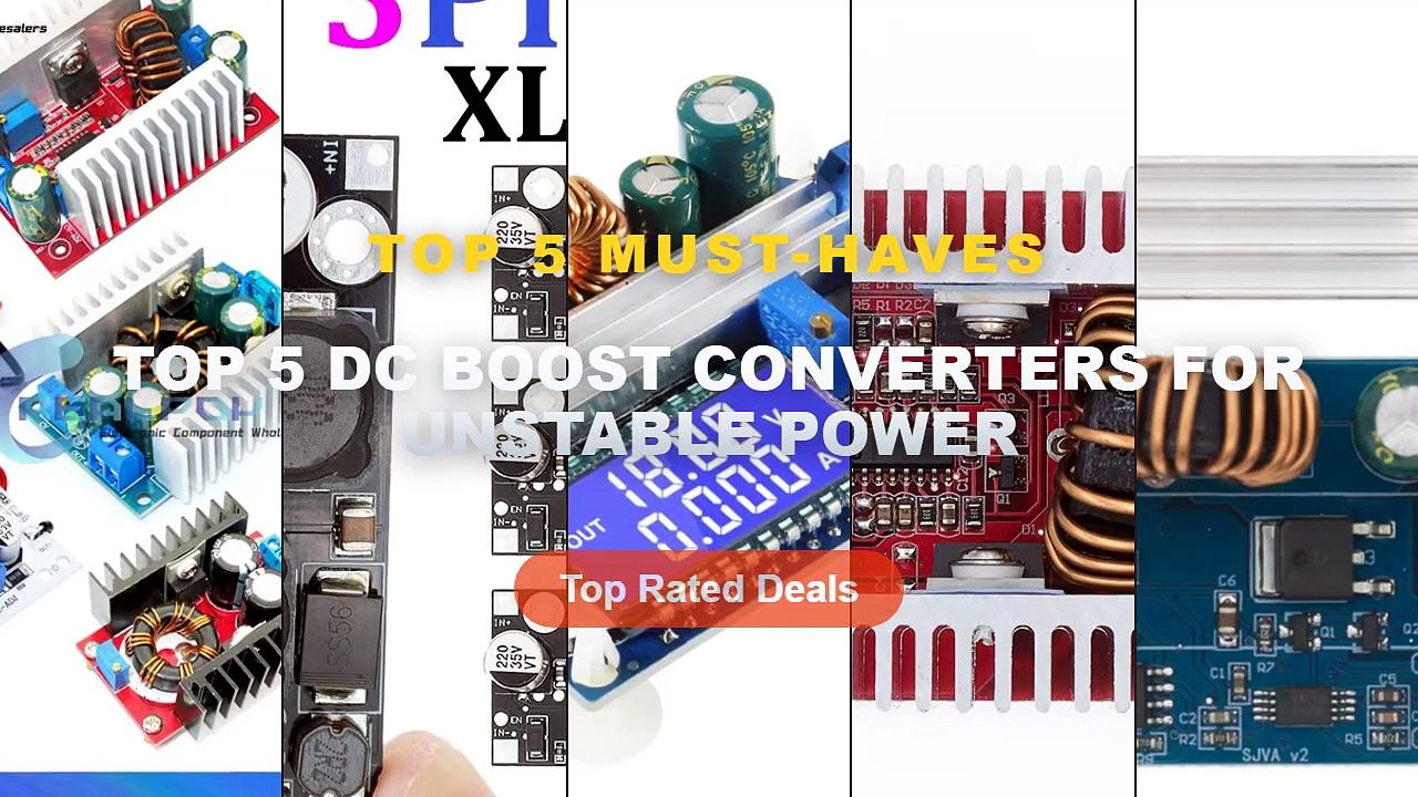 Ultimate Guide to the Best Top 5 DC Boost Converters For Unstable Power - CC CV Adjustable 3A 35W DC 5 30V to DC 0.5 30V...