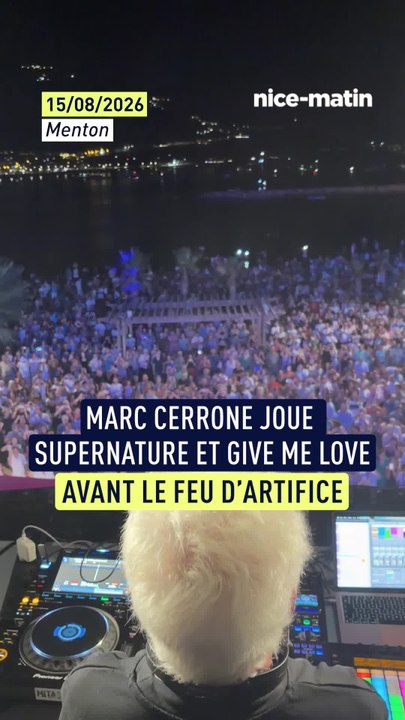 Cerrone enflamme Menton
